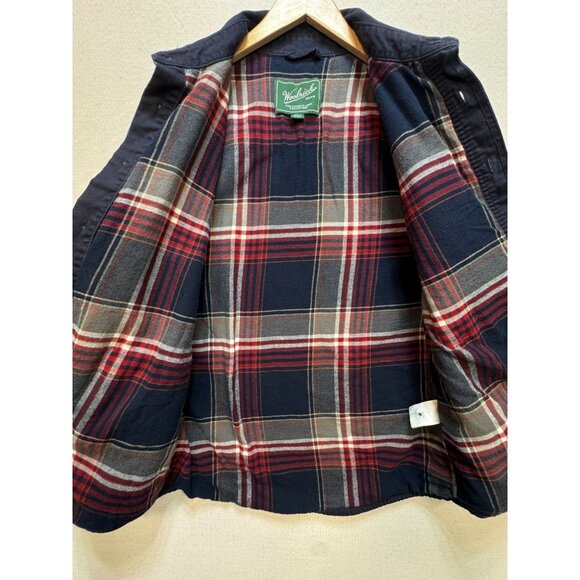 Woolrich Button Up Shirt Mens Small Black The Green Label Collection Long Sleeve - Picture 11 of 15